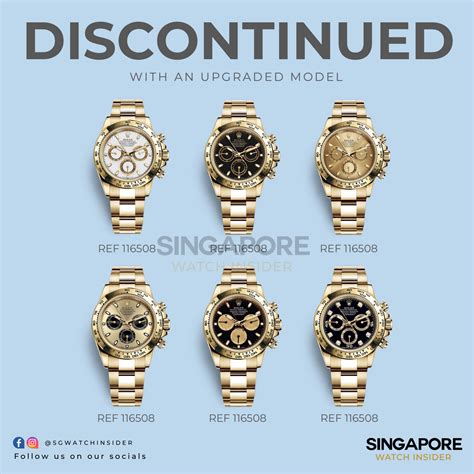 what rolex get discontinued 2023|rolex discontinued watches.